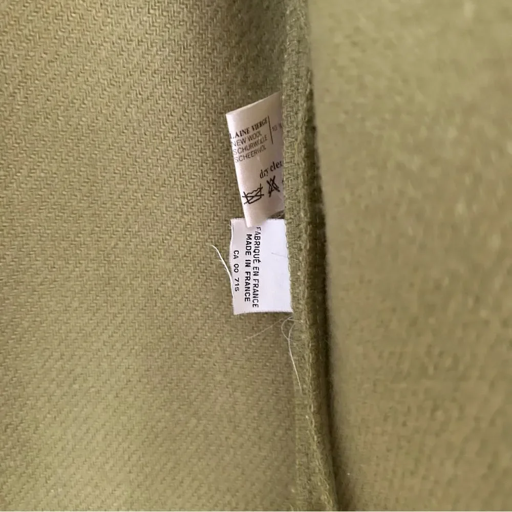 Vintage Designer Wool Green Weinberg paris Auckie Sanft Oversized Blazer jacket - Picture 8 of 8